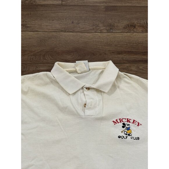 Vintage 80s Disney Mickey Golf Club Polo Shirt - Picture 2 of 12